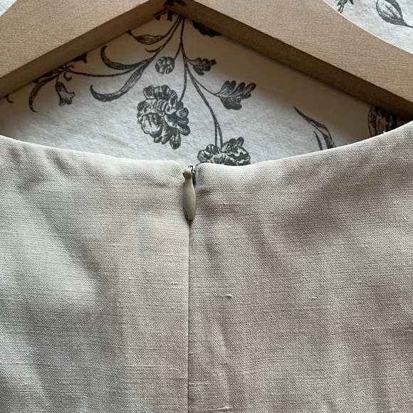 Moda Seta Vtg Silk Linen Blend Shift Dress - Picture 8 of 10